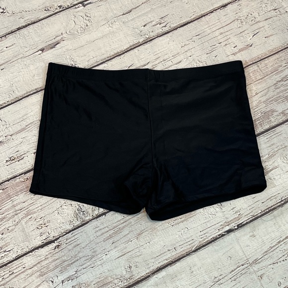 SWIM BOTTOMS Boyshort Style Black-XXL - Picture 2 of 2
